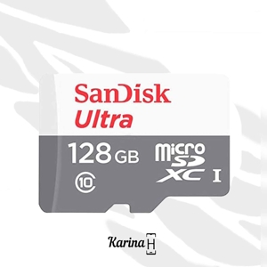 کارت حافظه microSDXC سن دیسک مدل Ultra کلاس 10  ظرفیت 128 گیگابایت